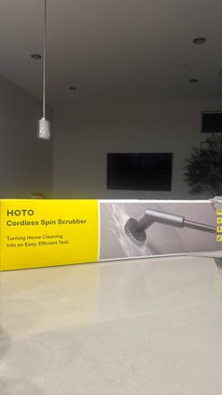 Hoto cordless spin scrubber