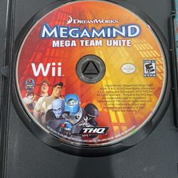 MegaMind Mega Team Unite Nintendo Wii