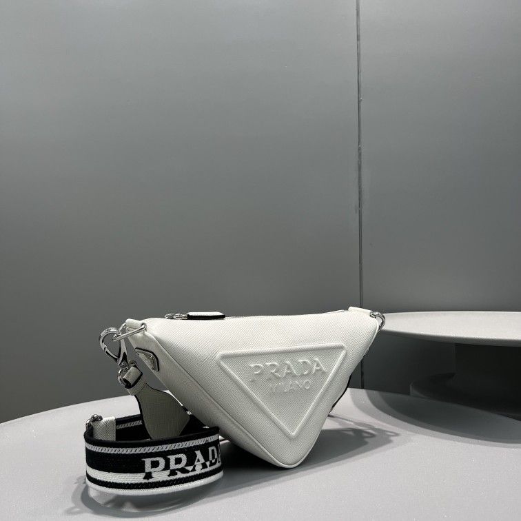 White Prada Crossbody Bag