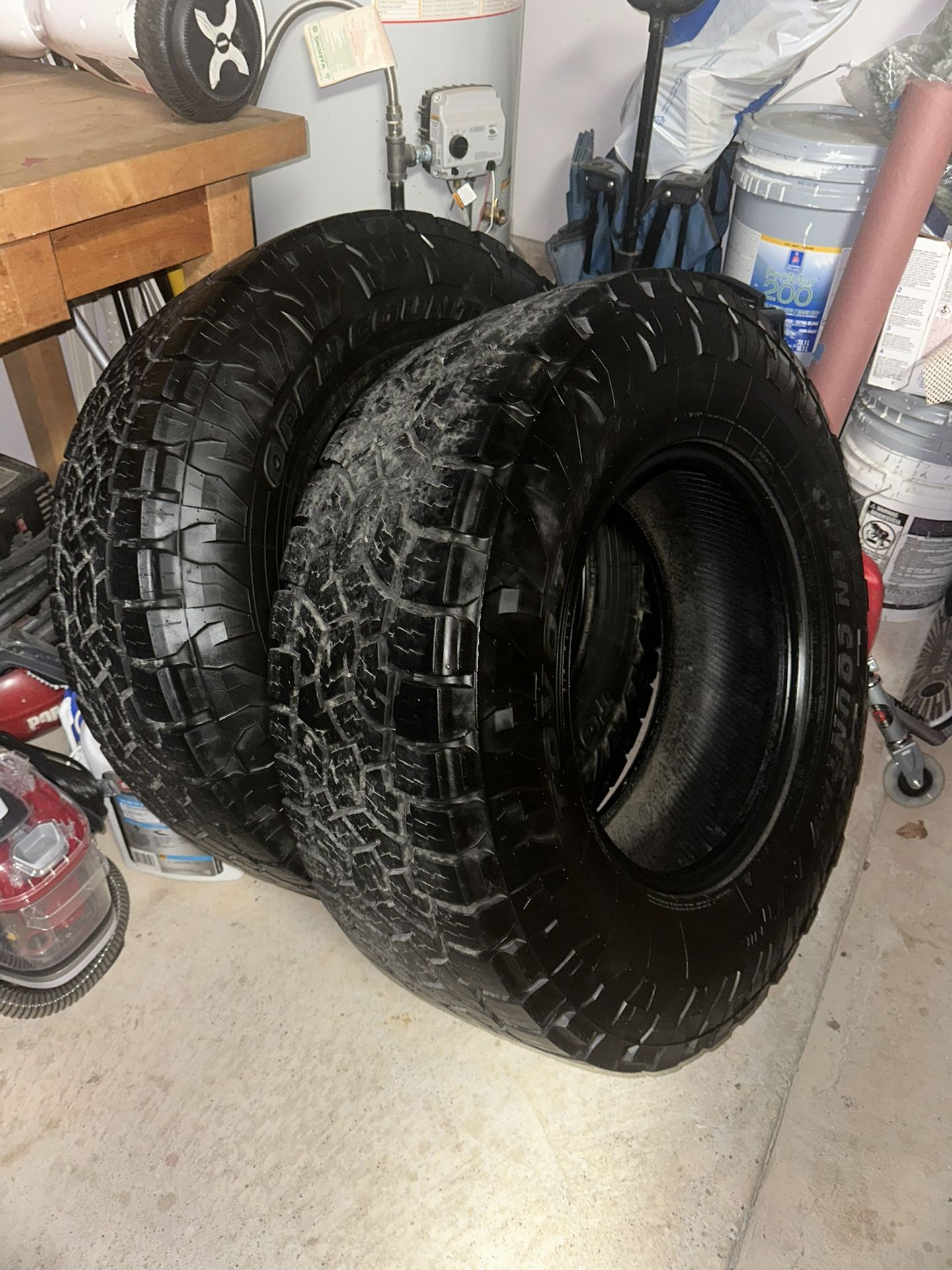 Two Toyo Tire Open Country A/T III Tires. Size LT295/70R18.