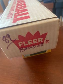 1989 Fleer baseball card set
