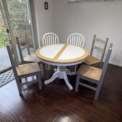 FREE Round/Oval Dining Table Set with 6 Chairs + Cushions