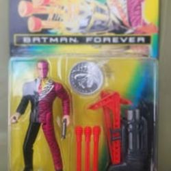1995 Batman Forever ( Riddler And Two Face Action Figures)