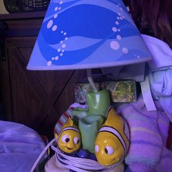 Vintage Disney Pixar 15” Finding Nemo Table Lamp