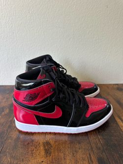 Jordan 1 Patent Bred Size 8 Mens