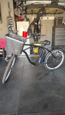 48V Electric Beach Cruiser E-Bike – Only 72 Miles!