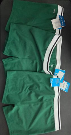 DSG Momentum Mid-Rise Athletic Girls youth L Green Breathable Blended Fabric Under Shorts
