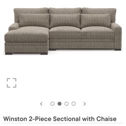 Sectional with chaise 