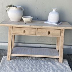 High end entryway table