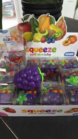 Crunchy Grape Squishy Toy