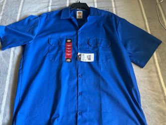 Dickies Original Fit Work Shirt XL Royal Blue