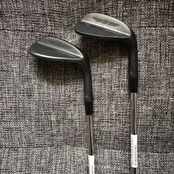 Black Vokey SM10 Wedges - 52, 54