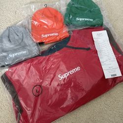 Supreme FW24 Multicolor Box Logo Pullover Hoodies And Beanies