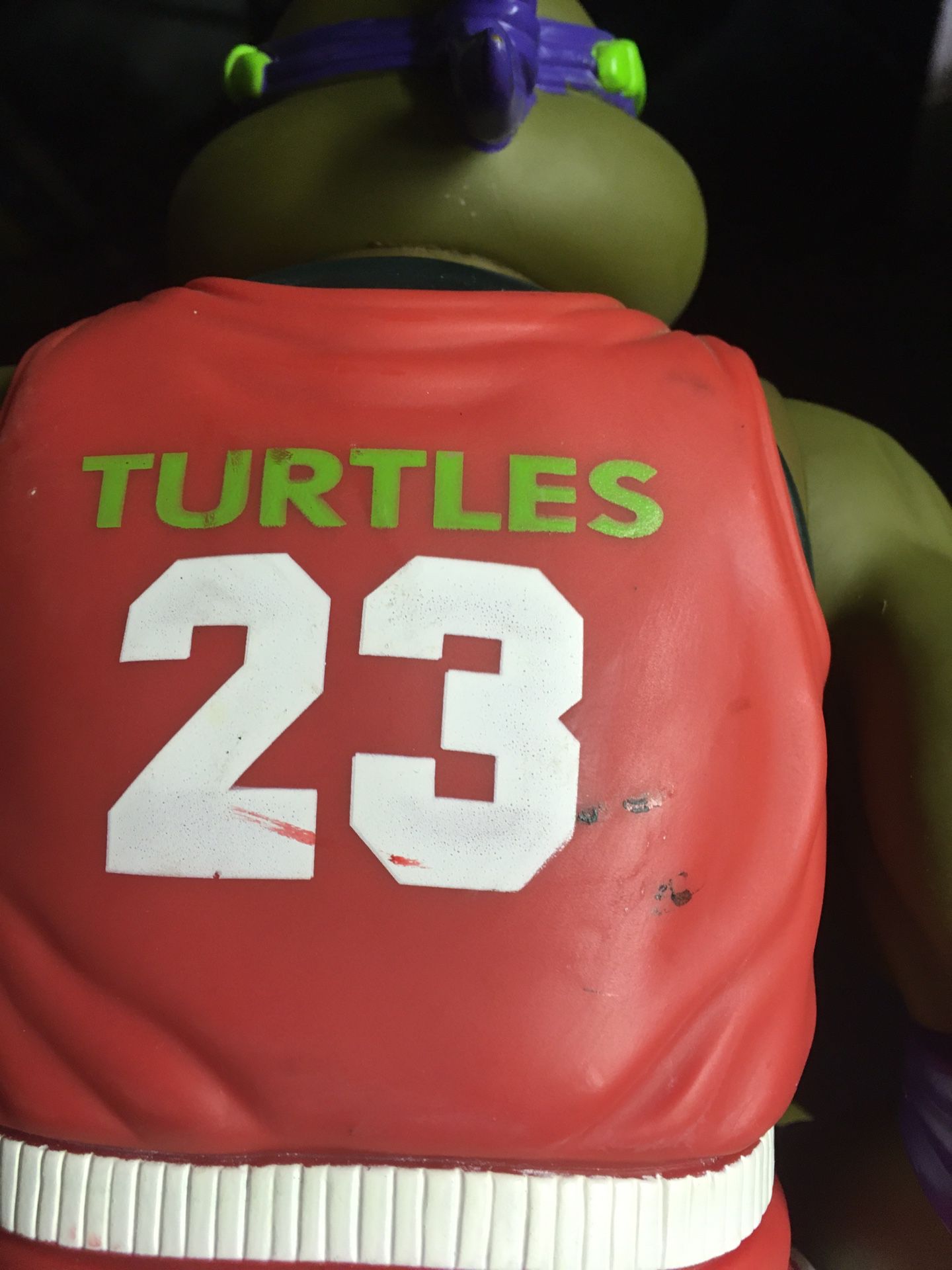 Vintage TMNT Mutant Teenage Mutant Ninja Turtles Jumbo Action Figure Collectible Michael Jordan