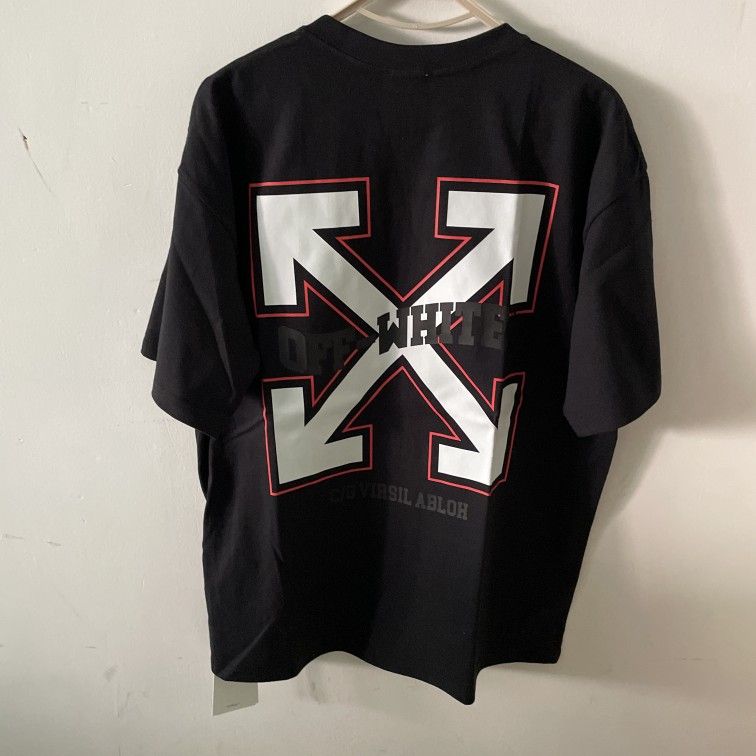 Off-white BLACK BARBER ARROW T-SHIRT in black