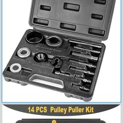 14PCS Power Steering and Alternator Pulley Tool Kit