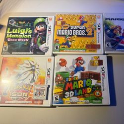 Pokémon and Mario Bros 3DS Games