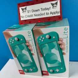 New - Nintendo Switch Lite - Gaming Console - Pay $5 To Take It Home Today and pay the rest later.