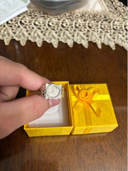 925 silver Centenario ring