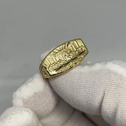 Gold Last Supper Ring 