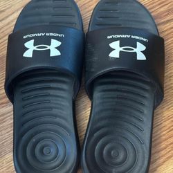 Women’s size 8 Under Armour Slides