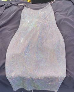 silver disco dress