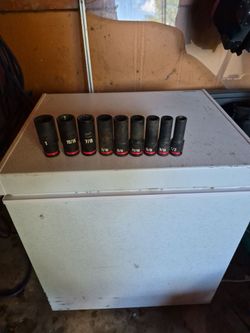 Socket set for impact  wrench