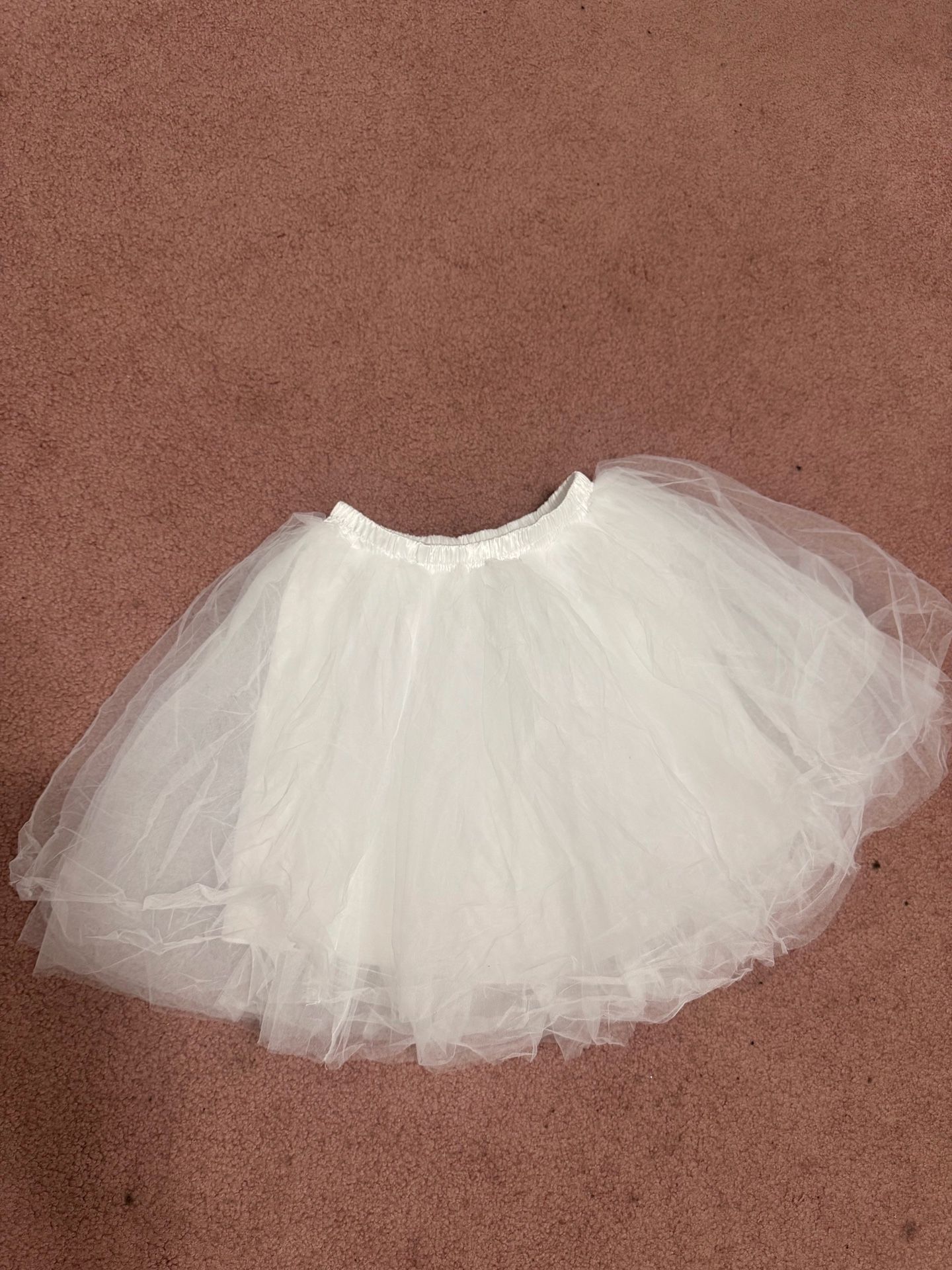 New white tutu tulle skirt costume cosplay festival ballet goth outfit