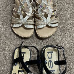 Girls Toddler (size 9/10) Sandals (7 Pairs)