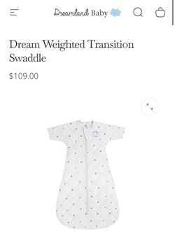 Dreamland Baby Weighted Sleepsack Large