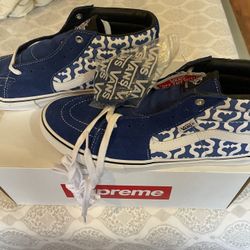 Supreme Vans Size 11 Blue  $80