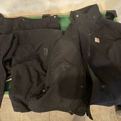 Waterproof Carhartt storm defender pants and jacket