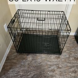 Medium Pet Kennel Used Conditions Check Picts For Details 