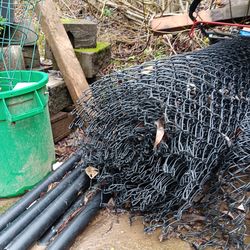 4ftx100ft black change link fencing