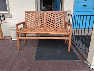 Sturdy solid wood bench new