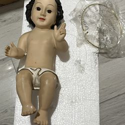 Niño Dios De Cerámica 