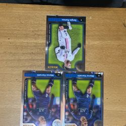 2022 MERLIN PSG 3 CARD LOT 