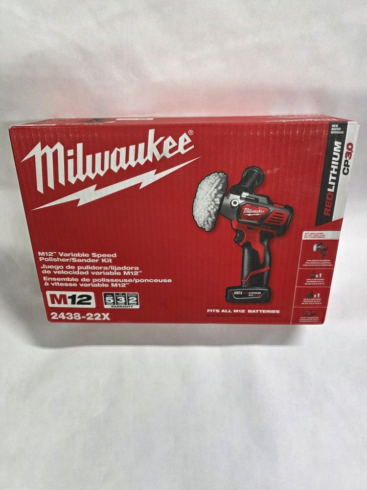 Milwaukee M12 Polisher / Sander Kit