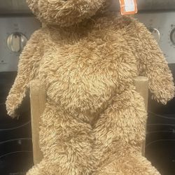 Christmas-2005-Harley Davidson Motorcycles Teddy Bear Plush Holding-with Rocker with Rocker