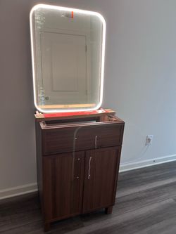 24" (60 cm) Bathroom Vanity Cabinet + Smart LED Mirror Combo