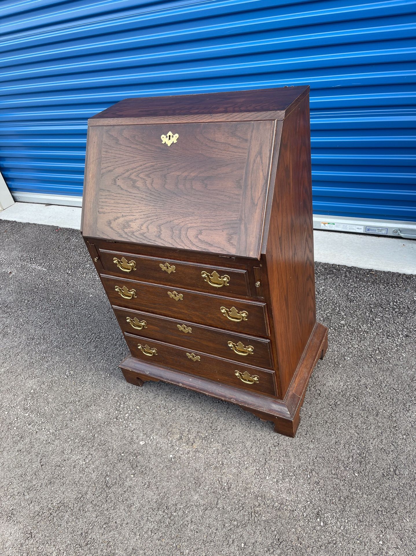  Pennsylvania House Cherry wood secretary desk Base Very Nice Clean Vintage 