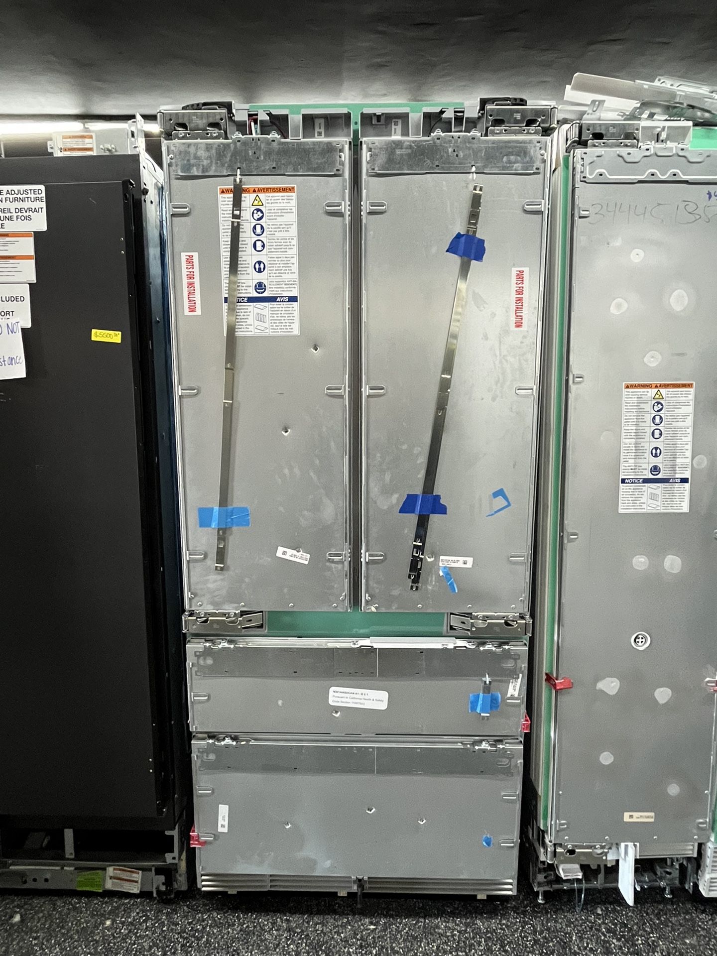 Thermador Panel Ready 36” Built In 4 Door Fridge Internal Ice & water