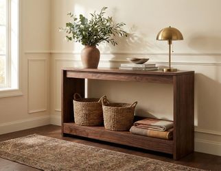 MADE-TO-ORDER | 🌿 Solid Wood Console Table / Entryway Table – Modern Farmhouse - Handmade 🌿