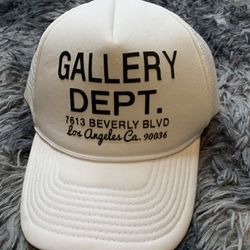 White Gallery Dept Trucker Hat 