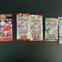 English And Japanese Pokémon Card Bundle – Opened Packs from 6 Official Sets – Great Condition