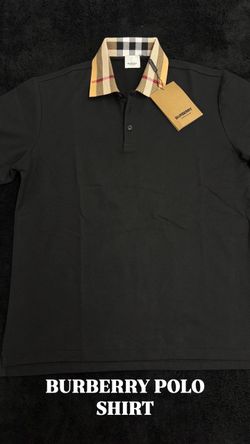 Burberry Black Polo Shirt