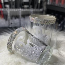 Makeup brush holders.