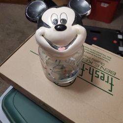 Vintage  80s  Mickey Mouse  Candy  Jar