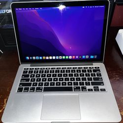 Apple MacBook Pro (Retina, 13-inch, Early 2015) Intel core i5, 2.7GHz,  256GB SSD,  Laptop - Silver Model A1502