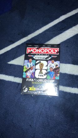 Panini Prizm monopoly FIFA World Cup 2026 Trading Cards Booster Box new sealed